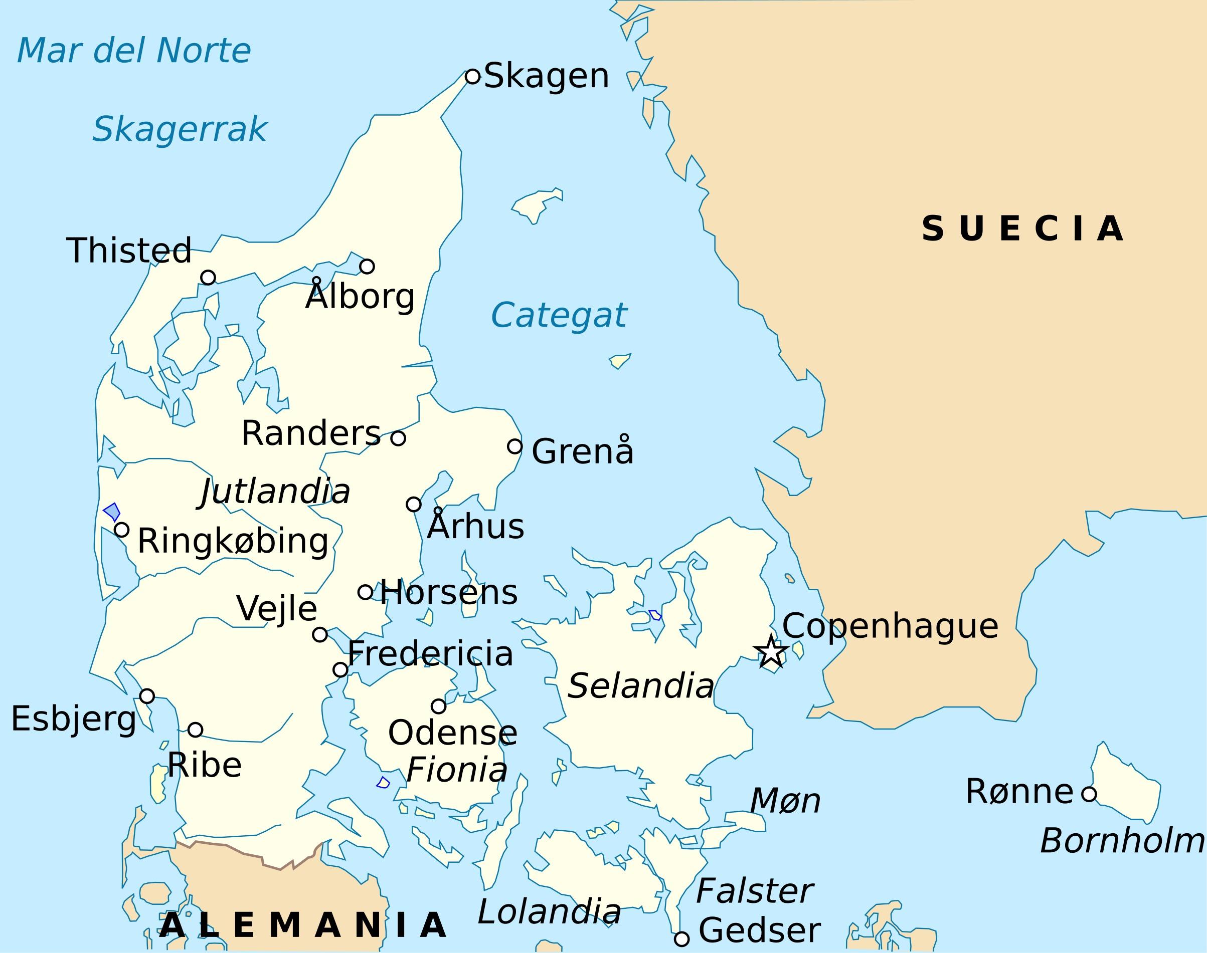 Fredericia danska mapu - Mapa fredericia danska (Sjevernoj Evropi - Evropi)