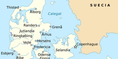 Mapa fredericia danska