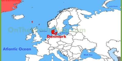 Kopenhagenu danska kartu europe